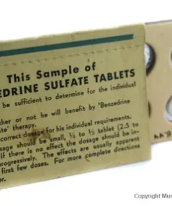 Benzedrine sulfate for ADHD treatments