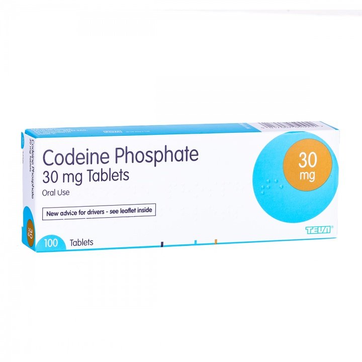 Codeine Phosphate 30mg Tablets